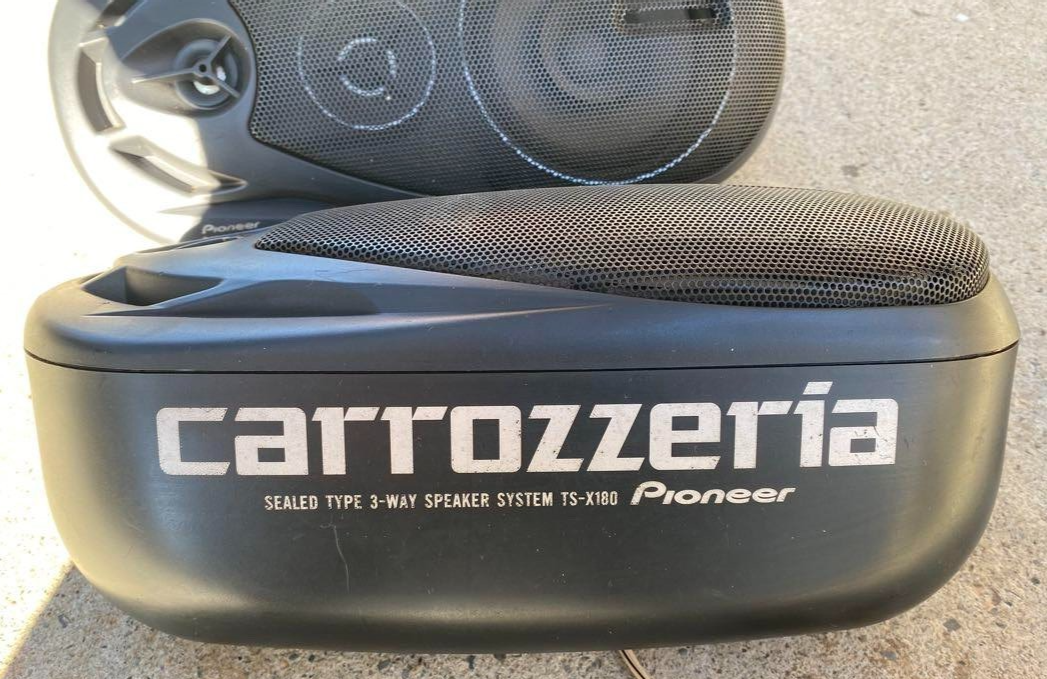 カロッツェリア　TS-X180 Pioneer CARROZZERIA Ts-x180 3 Way Pair Speakers 80w for sale