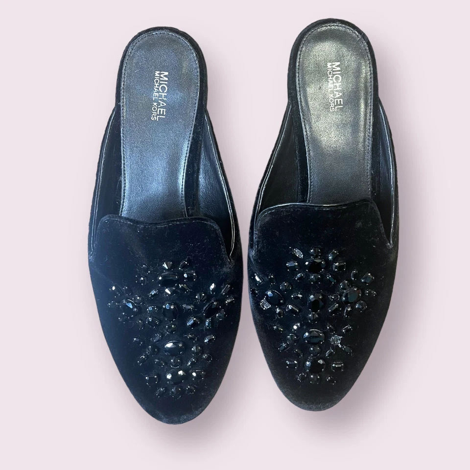 Mocassim plano Michael Kors Edie veludo mula