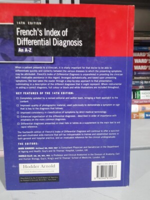 French's Index of Differential Diagnosis : An A-Z by Harold Ellis