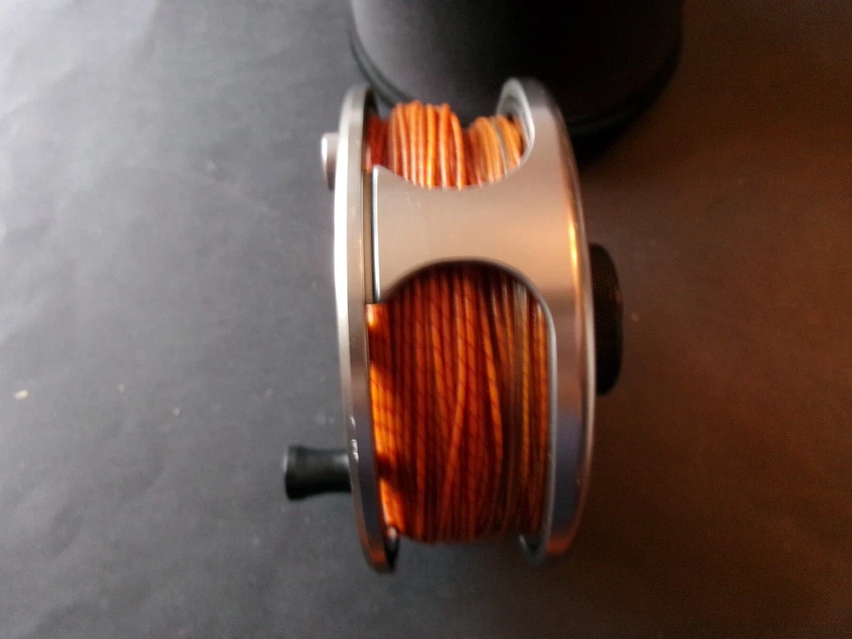 Moulinet de pêche a la mouche SILVERSTONE 56. avec soie naturelle. - Photo 2/4