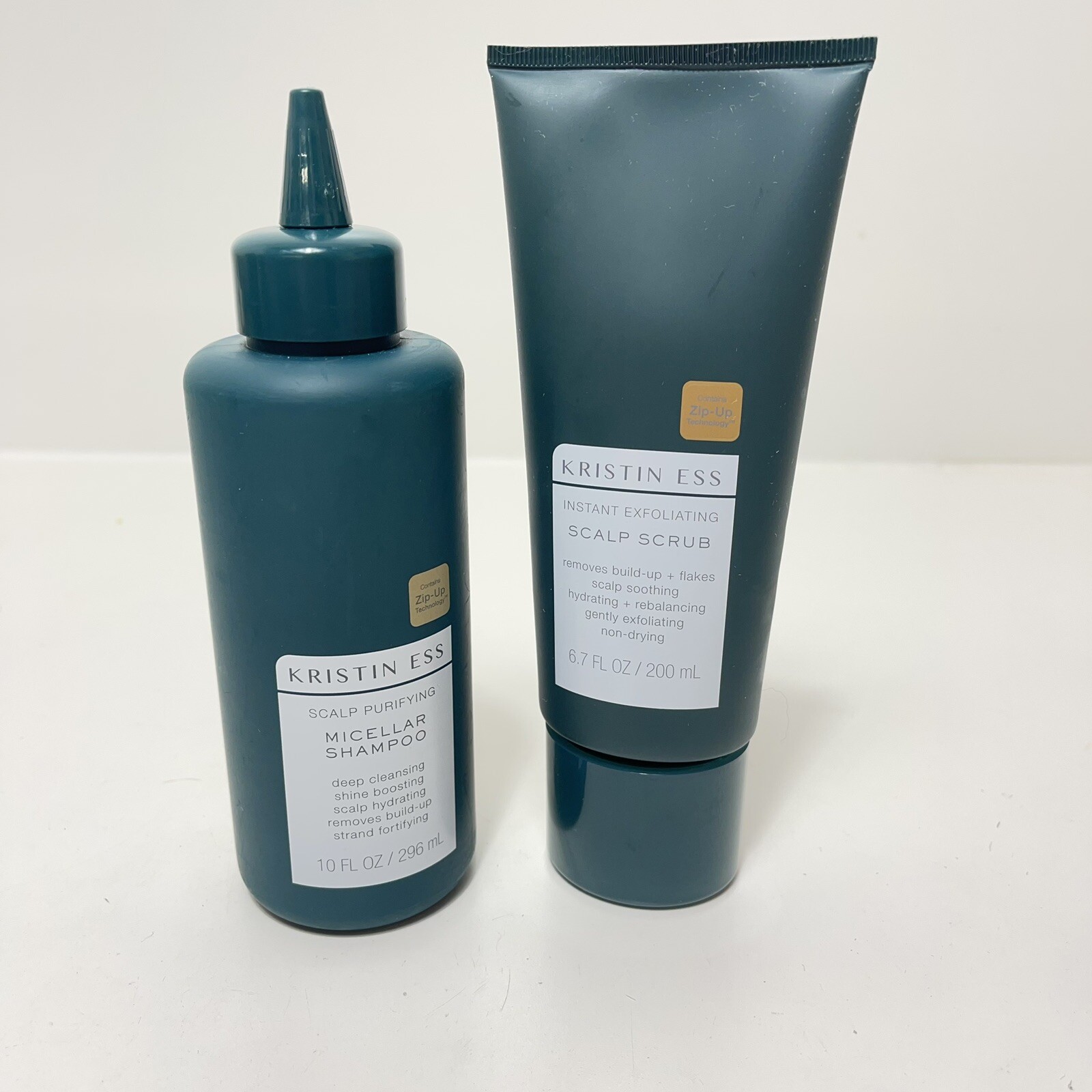 Kristin Ess Hair Scalp Scrub & Miscellar Shampoo Set For Dry Itchy Scalp