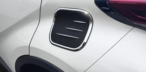 Accessories For Toyota Chr 2017 2022 Carbon Fiber Gas Tank Cover Fuel Tank Caps - Picture 2 of 12
