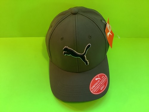 Cappello snapback adulto elasticizzato PUMA taglia S/M verde-cachi NUOVO - Foto 7 di 12