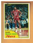 Maurice Cheeks AUTOGRAPHED 1981-82 TOPPS BASKETBALL CARD SIGNED PHILADELPHIA