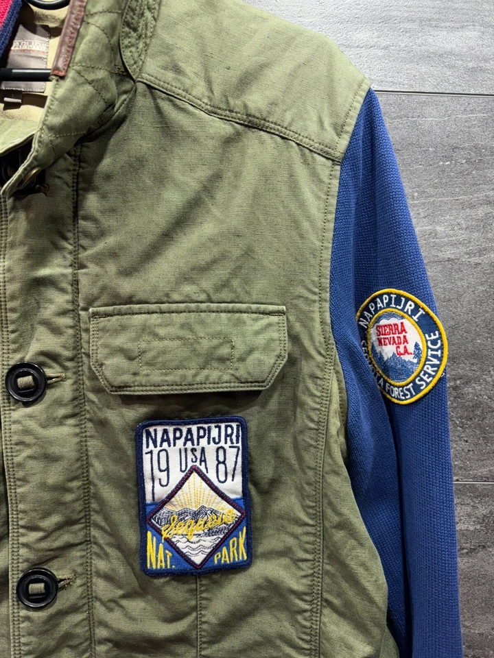 Chaqueta NAPAPIJRI Printemps Feel the Forest Para Hombres Rara Talla L Foto 3 de 4