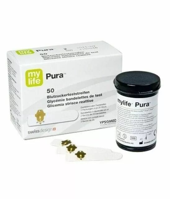 Mylife Pura Blood Glucose Test - 50 Strips | Accurate Monitoring