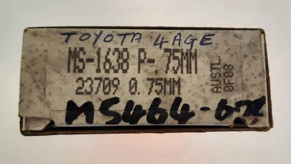TOYOTA 4AFE 4AGE MR2,CELICA, COROLLA MAIN BEARINGS H/DUTY 0.75=M5464LC MB5527CP - Image 3 of 4