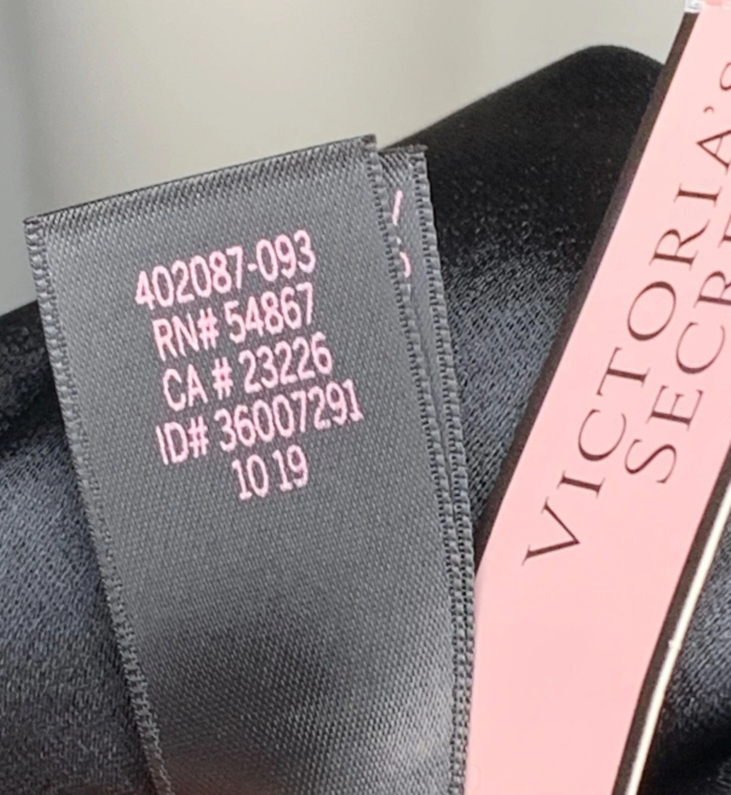 UNDERCOVER Camicia da notte lunga Victorias Secret nera abito slip paillettes busto raso S P nuova con etichette Lux