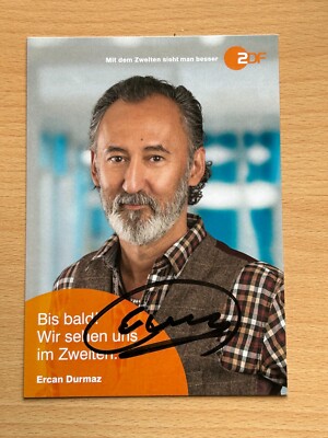 Ercan Durmaz - Autograph Card Original Signed - S7264