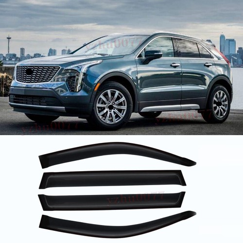 20192023 For Cadillac XT4 Smoke Black Window Visor Vent Shades Sun