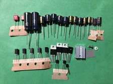 Pioneer SX-750 Hum Repair Kit Capacitor Upgrade Power Supply Recap Set