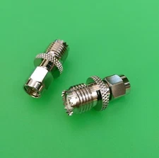 (1 PC) SMA Male to Mini-UHF Female Connector - USA Seller