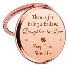Daughter in Law Gifts Compact Mirror Funny Daughter in Law Birthday Gifts