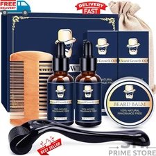 Beard Club Advanced Growth Kit Healthy Full Hair Men Grooms Oil Serum Boosts