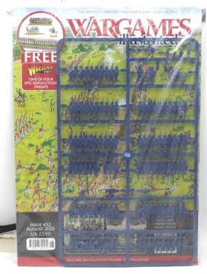 Wargames Illustrated Issue 452 (August 2025) Magazine + Epic AWI Sprue (Blue)