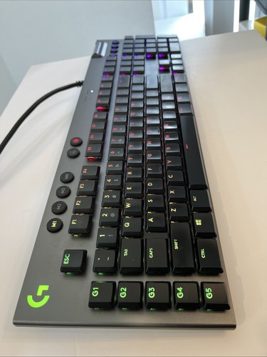 Logitech G815 RGB Wired Mechanical Gaming Keyboard Clicky TESTED & WORKS - 第 1/24 張圖片