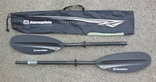 Aquaglide Vario Superlight Carbon Shaft 200-230cm Kayak Paddle w/ Bag