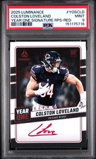 Colston Loveland 2025 Luminance Year One Signatures Auto RC Red Ink SP PSA 9 MT