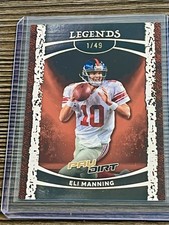 Eli Manning 2026 Leaf Paydirt A Legendary Journey Orange LB-20 1/49