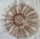 VTG Oyster & Pearl Pink Depression Glass 13.5" Hocking Platter Plate