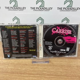 Carrier (Sega Dreamcast, 2000) CIB Complete w/ Manual
