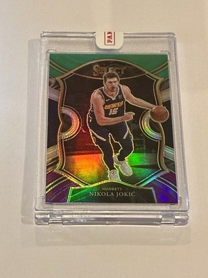 Nikola Jokic RARE PRIZM REFRACTOR INVESTMENT CARD PANINI NUGGETS MVP ENCASED