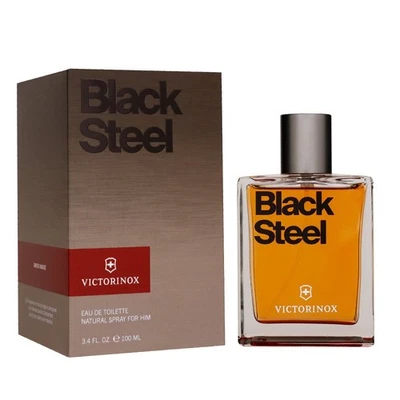 Victorinox Swiss Army Black Steel 100 ml Eau de Toilette EDT Herrenduft Herren D