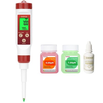 pH Meter for Food Digital pH Meter for Fermentation Hot Sauce Canning Spear T...