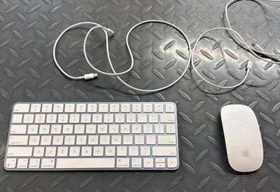 Apple Magic Keyboard with Touch ID A2449 and Magic Mouse A1657