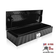 35.5 X 12.8 X 6.5 Atvutv Rear Aluminum Storage Box Heavy Duty Tread 35.5 X 12.8 X 6.5 Atvutv Rear Aluminum Storage Box Heavy Duty Tread