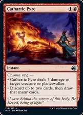 Cathartic Pyre -Foil Light Play MTG Innistrad: Midnight Hunt