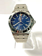 Breitling Automatic GMT 40mm Blue dial with date.