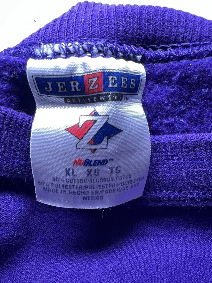 Sudadera De Colección Años 90 Ángeles Púrpura Abuela Cottagecore Grannycore XL Foto 3 de 4