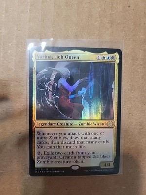 Varina, Lich Queen Foil Light Play MTG Double Masters 2022