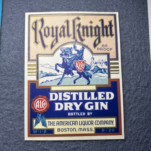 Vintage Lot of 7 Gin Alcohol Beverage Labels - Picture 6 of 9