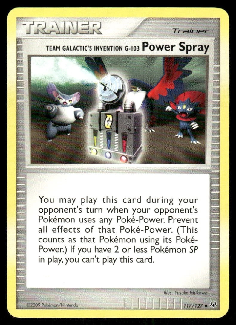 team galactic pokemon cards Team Galactic's Invention G-103 Power Spray Pokémon TCG Cards for sale