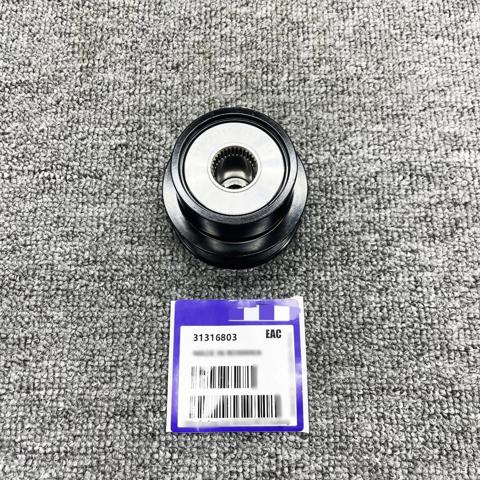 31316803 Alternator Decoupler Pulley Fits For Volvo XC90 5350195100 - Image 2 of 4