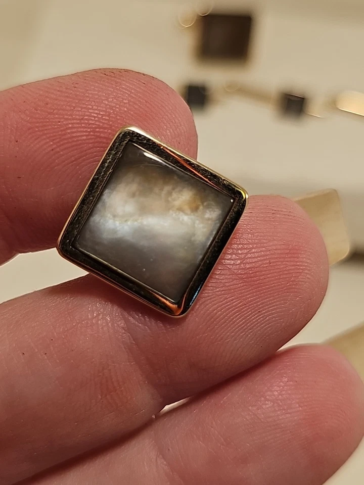 Swank Gemelos Tac Caja Original Vintage Juego de 5 Piezas En Excelente Estado Foto 3 de 4