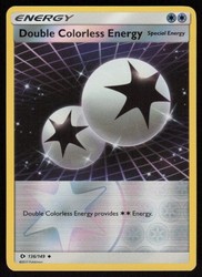 Double Colorless Energy 136/149 Reverse Holo Uncommon Sun & Moon