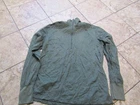 GENUINE VINTAGE MILITARY SHIRT SLEEPING MANS NYLON MEDIUM ZIPPERED VIETNAM ERA