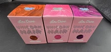 New 3 Lime Crime Unicorn Hair Care Bubblegum Rose, Cutie, Chocolate Cherry New