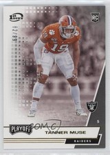 2020 Panini Playoff Rookies 1st Down 82/99 Tanner Muse #298 0u8k