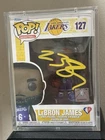 LeBron James Signed Funko Pop! #127 w/ Hard Protector - PSA DNA Failed