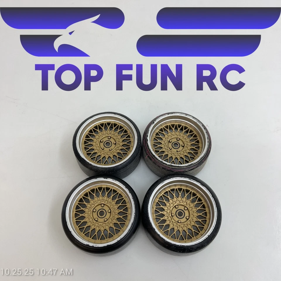 MST 1/10 Scale Drift Tires & Wheels Machined Technology  - Image 2 of 4