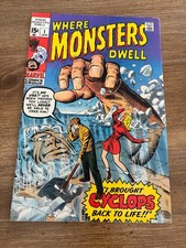 Where Monsters Dwell # 1 VF- Marvel Comic Book Horror Sci-Fi 1 J364
