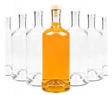 Glasflaschen 700ml Leere Flasche Kork Weinflasche Tinkturflasche Liköre Saft TAD