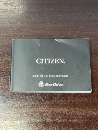 CITIZEN Eco-Drive Watch Instruction Manual | CTZ-A8151 Cal.E650