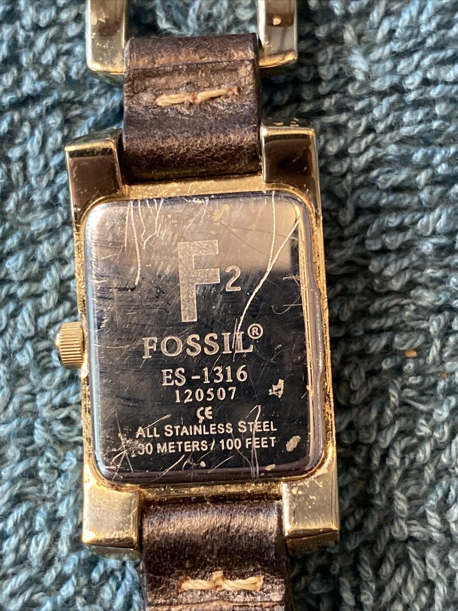 Fossil Watch Womans #es-1316 Runs New Battery | eBay