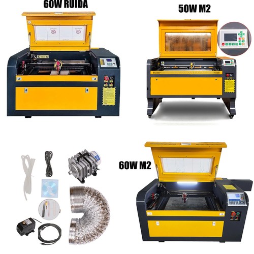⭐VEVOR CO2 Laser Graviermaschine 400x600 Laserschneiden Lasergravierer Ruida/M2⭐