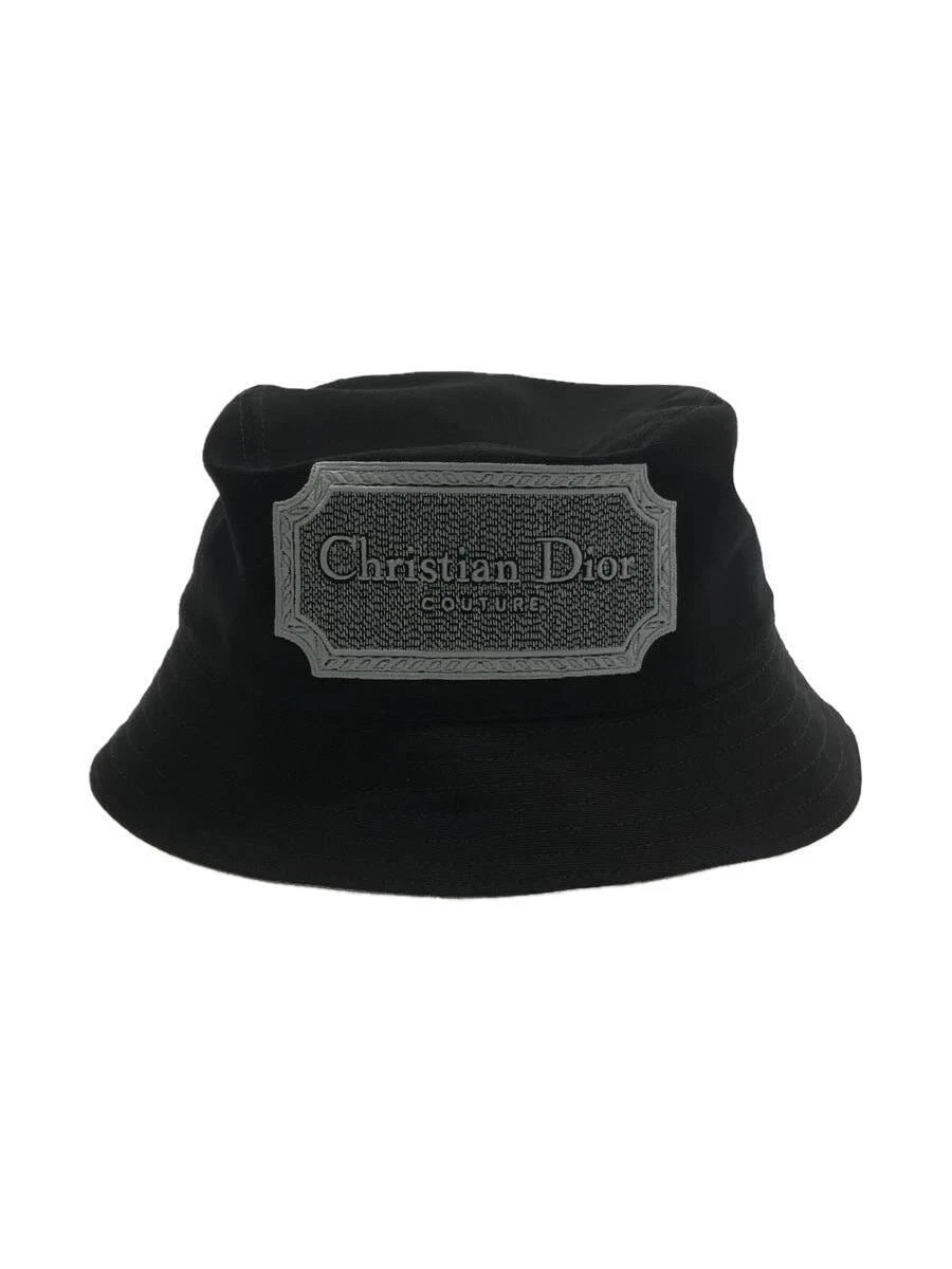 Christian Dior chapeau seau grande toile noire homme 243C907E4511 occasion